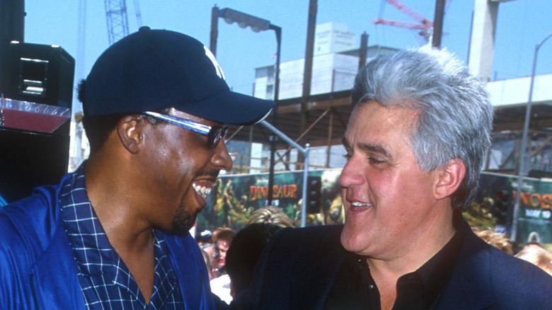 Arsenio Hall and Jay Leno