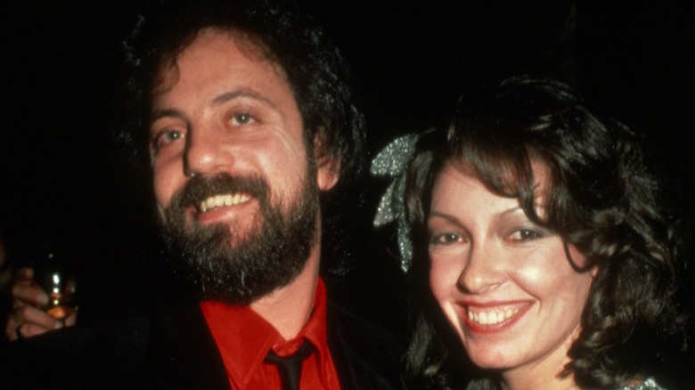 Billy Joel and Elizabeth Weber pose together in 1981