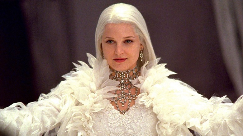 The Snow Queen smiling