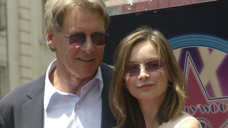 Harrison Ford and Calista Flockhart smiling
