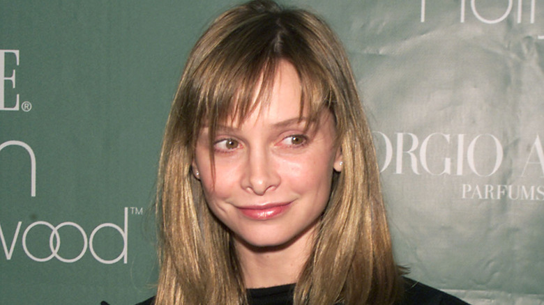 Calista Flockhart looking off camera