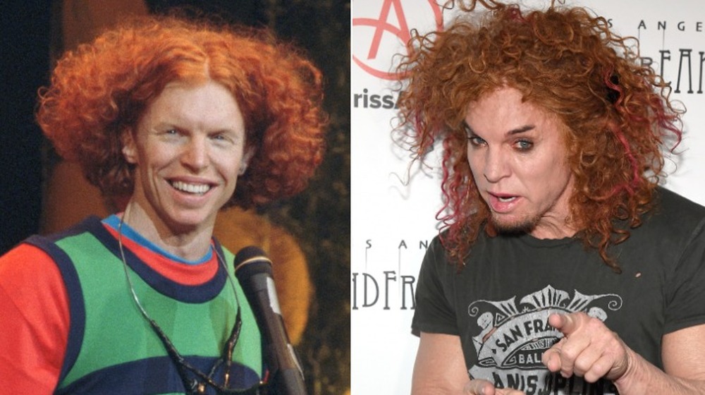Carrot Top, before and after