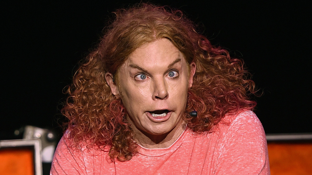 Carrot Top eyes crossed