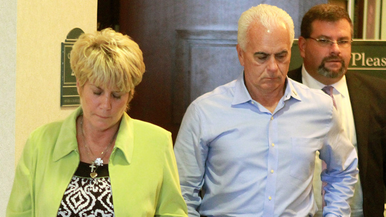 Cindy and George Anthony walking