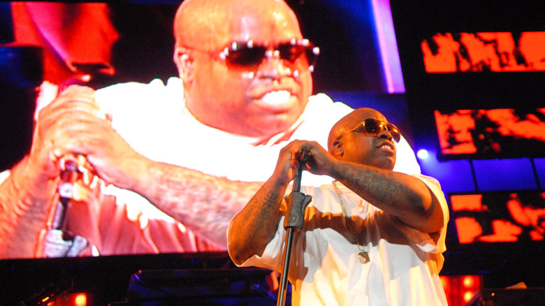 CeeLo Green performing with Gnarls Barkley