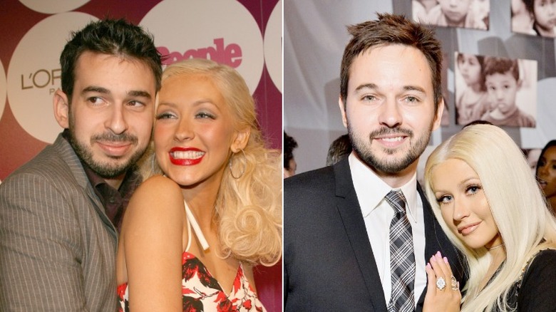 Jordan Bratman, Aguilera, left, Matthew Rutler, Aguilera, right