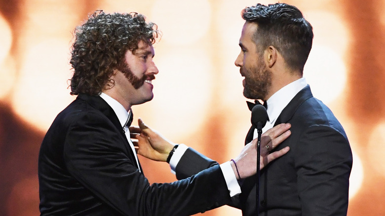 T.J. Miller and Ryan Reynolds at 22nd Annual Critics' Choice Awards