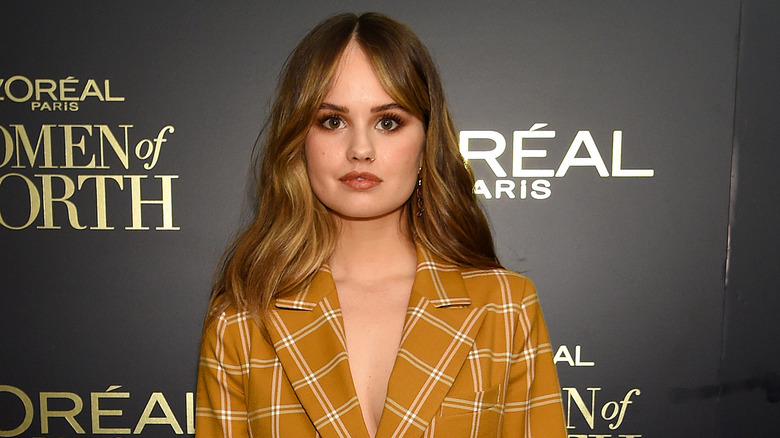 Debby Ryan smirking 