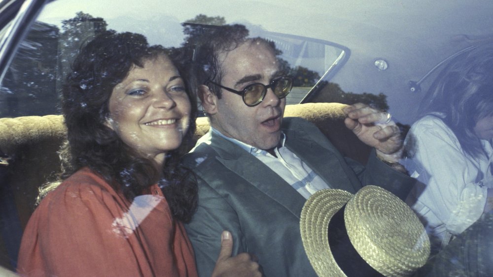 Renate Blauel and Elton John