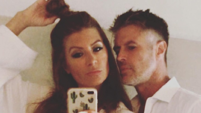 Genevieve Gorder and Christian Dunbar taking a selfie