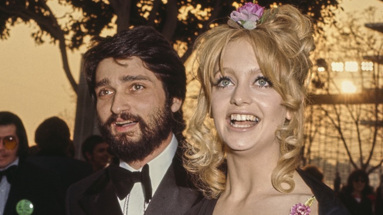 Goldie Hawn with her first husband, Gus Trikonis.