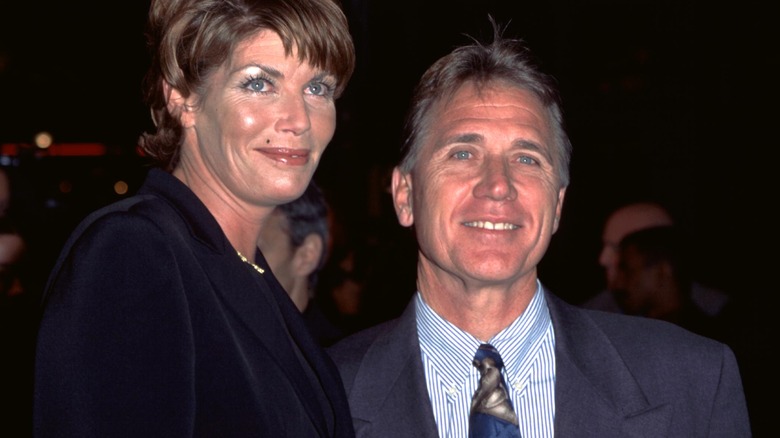 Kelly McGillis and Fred Tillman smiling 