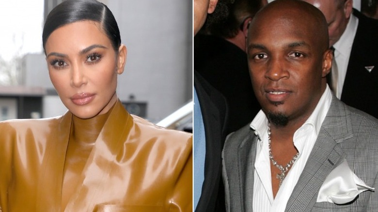 Kim Kardashian and her first husband Damon Dash