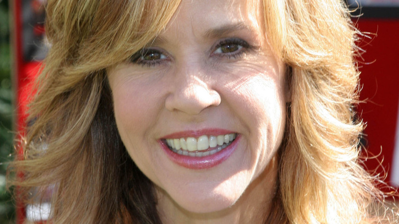 Linda Blair with wide smile