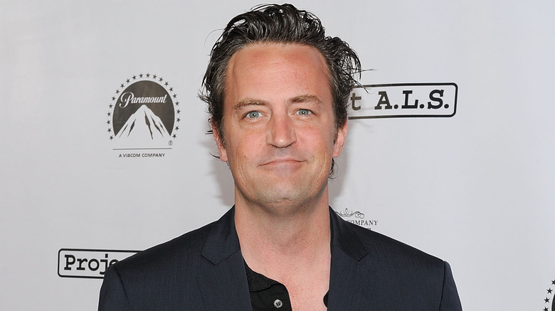 Matthew Perry smiling