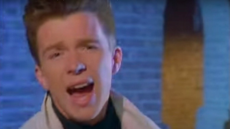 Rick Astley singing