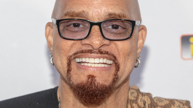 Sinbad smiling at an event