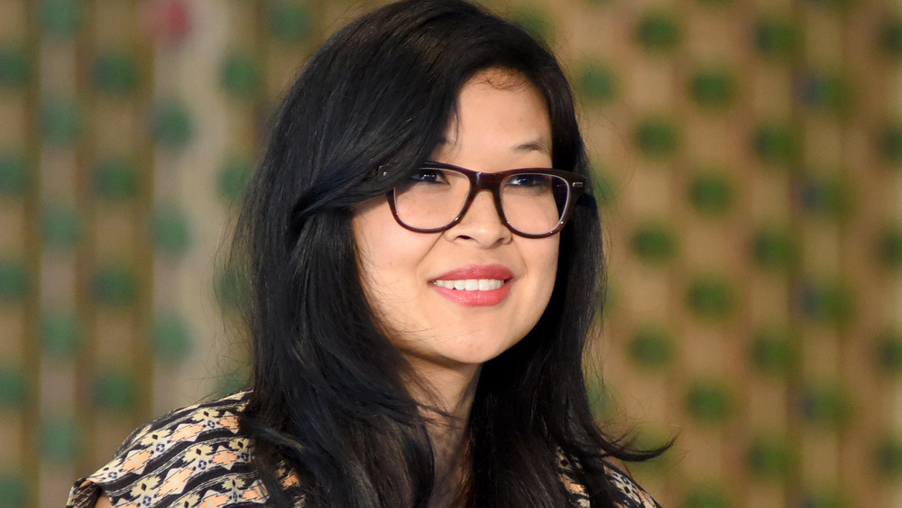 SuChin Pak smiling at an event