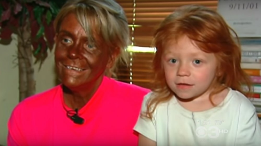 Tan Mom on The Test