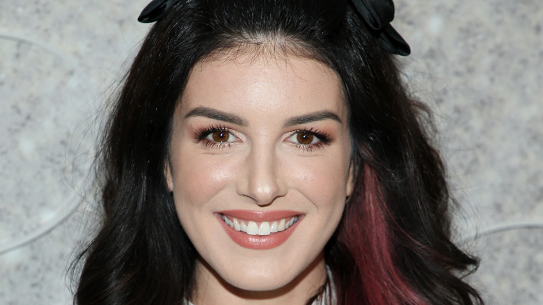 Shenae Grimes-Beech smilng