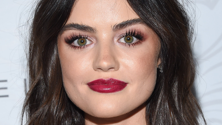 Lucy Hale posing