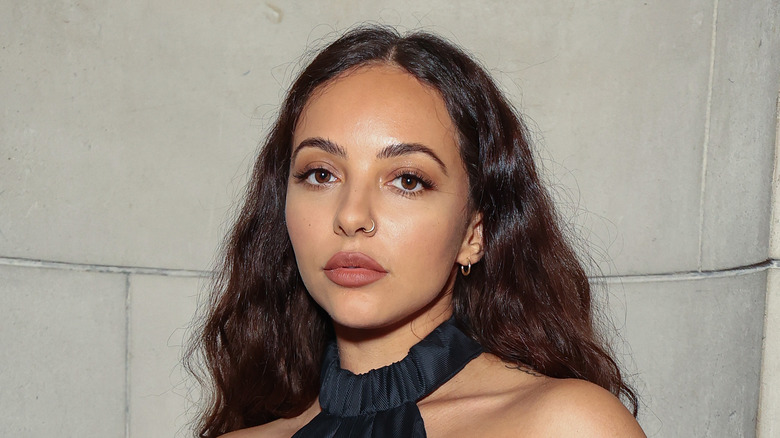 Jade Thirlwall posing for pictures
