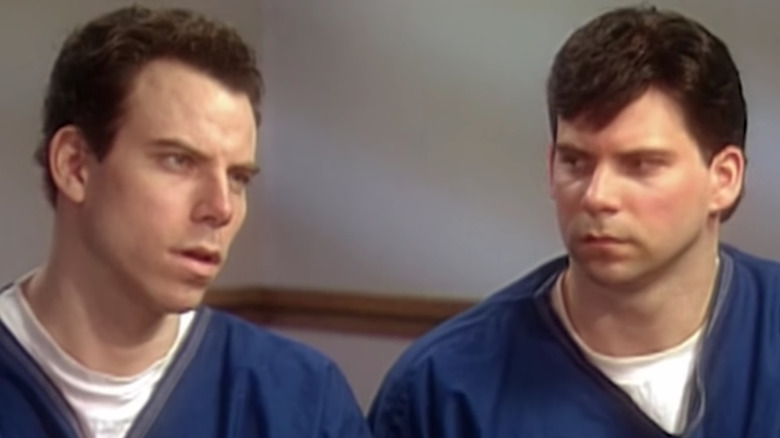 The Menendez brothers during an interview