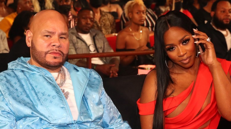 Fat Joe and Remy Ma posing