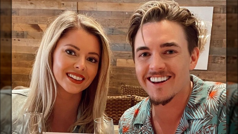 Jesse McCartney and Katie Pearson smiling