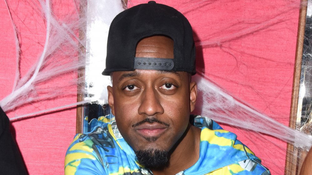 Jaleel White with backwards cap and goatee