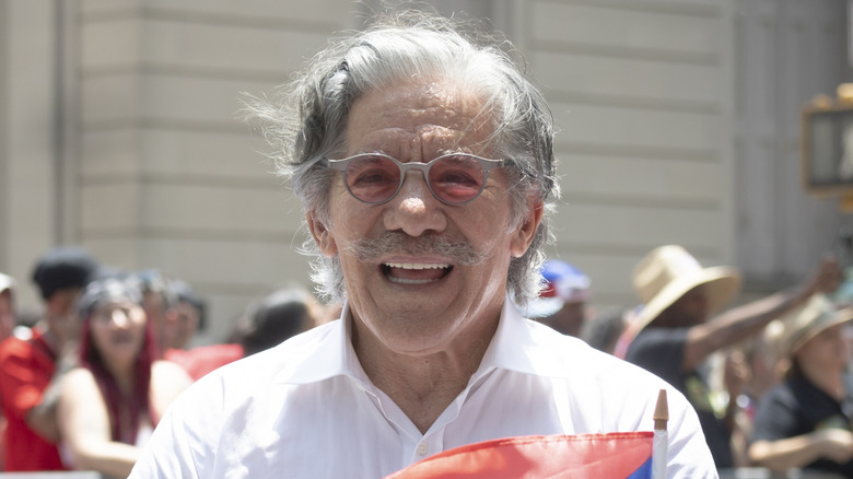 Geraldo Rivera attending the 2025 Puerto Rico Day parade