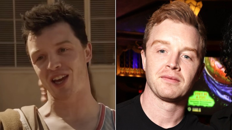 Split image of Noel Fisher in season 1 of Shameless and in 2025