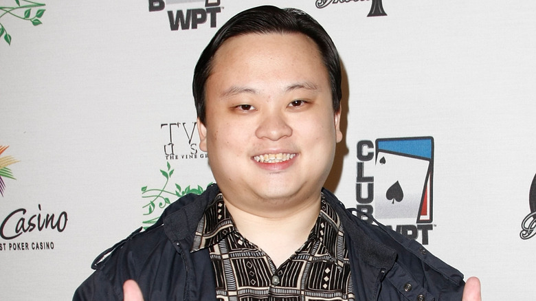 William Hung smiling on the red carpet for a poker tournament