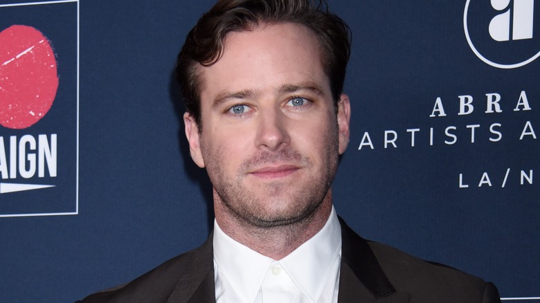 Armie Hammer posing