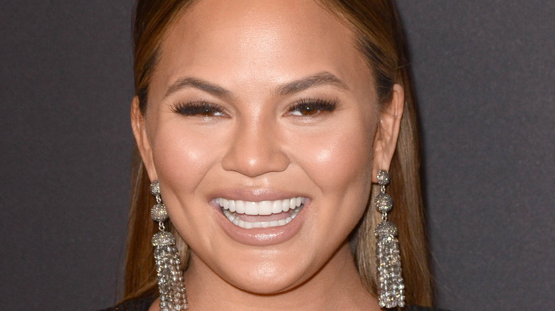 Chrissy Teigen laughing