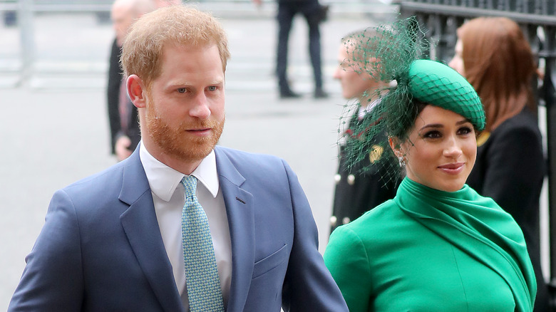 Prince Harry and Meghan Markle at an event 