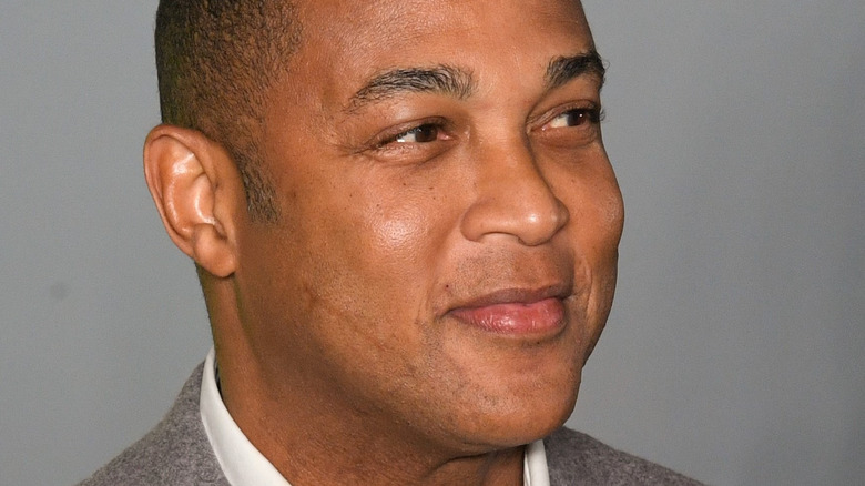 Don Lemon smirking at 'The Morning Show' premiere