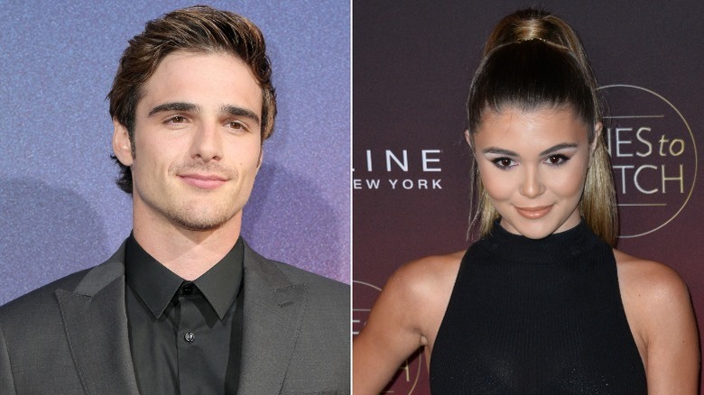 Jacob Elordi, Olivia Jade posing