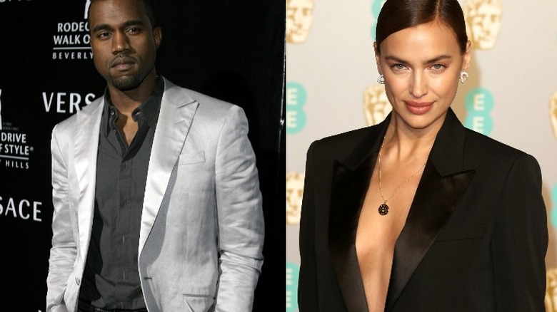 Kanye West and Irina Shayk