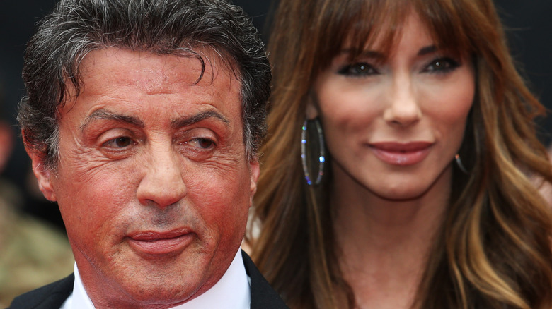 Jennifer Flavin and Sylvester Stallone at event 