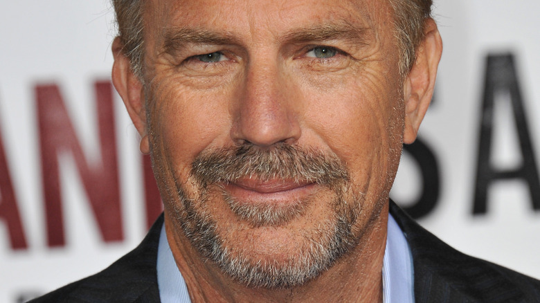 Kevin Costner smiling