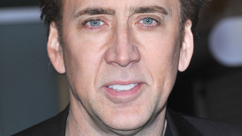 Nicolas Cage close up shot