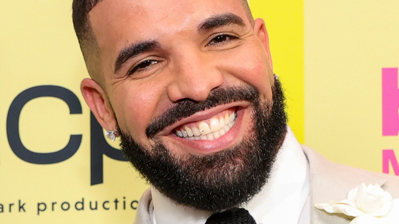Drake smiling
