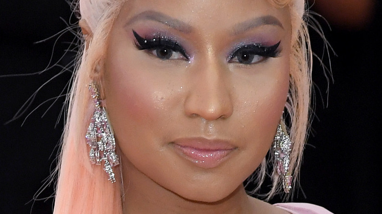 Nicki Minaj smiling