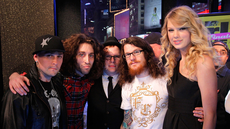 Taylor Swift with Fall Out Boy and Joel Madden