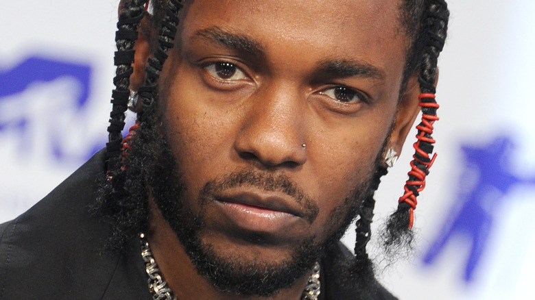 Kendrick Lamar at the MTV awards 