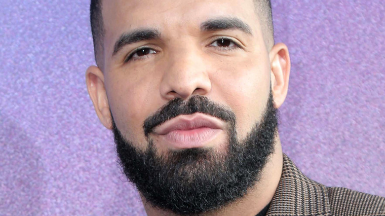 Drake posing