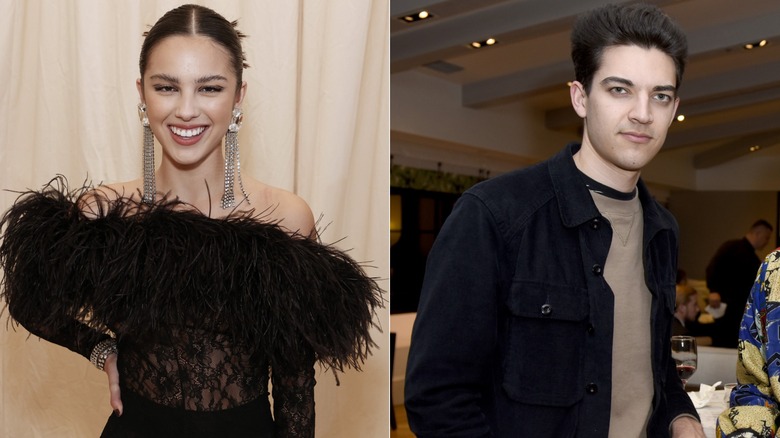 Olivia Rodrigo and Adam Faze posing