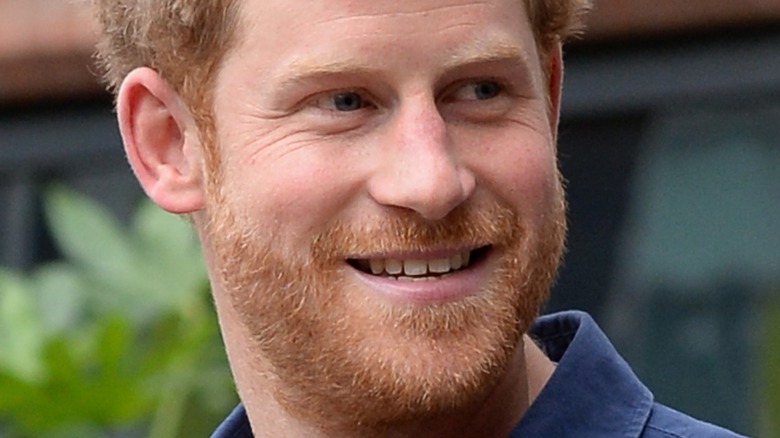 Prince Harry smiling