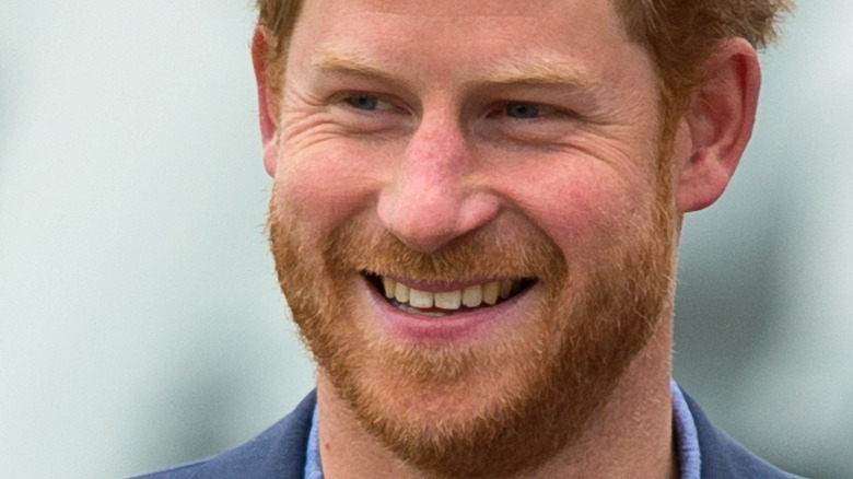 Prince Harry smiling